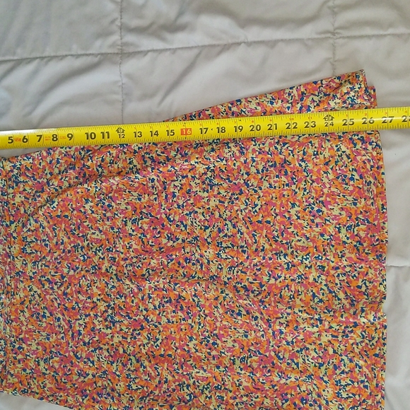 NWOT LuLaRoe multicolored Azure Shabby Chic Skirt - Picture 5 of 5